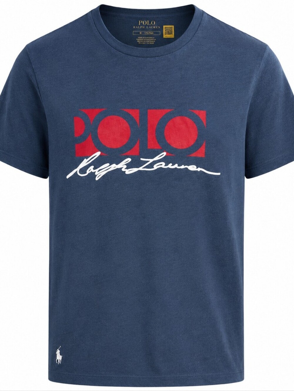 Polo Ralph Lauren Graphic Logo T-Shirt Men's Medium Blue Short Sleeve Tee